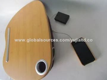 Notebook Pad Desk with Speaker