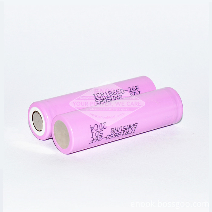 Samsung 26F 3.7v li-ion rechargeable Battery