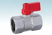 Mini Ball Valve With Nickle Plated 