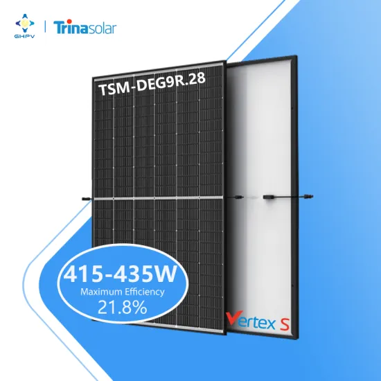 Trina Vertex S Solar Modules: High Efficiency Black Frame Panels in 415W, 420W, 425W, 430W, 435W
