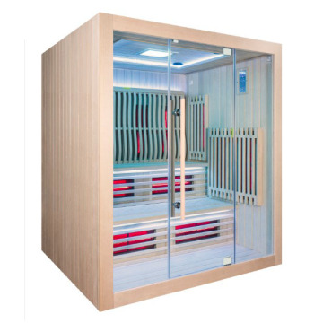 Far infrared wooden sauna steam room