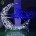 Moon Shape Street Christmas Decoration Led Motif Light