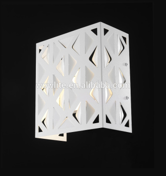 2L Modern iron wall lamp B1478-2WH