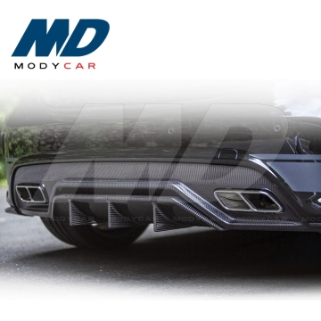 VRS Style Carbon Fiber Rear Diffuser for 2013-2015 Mercedes-Benz A-Class W176 A250 A260 AMG A45