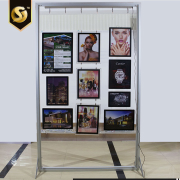 Ultra thin metal frame HD magnetic light box