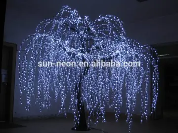 Xmas Decorations LED Christmas Tree Light Led Lighted Williow Tree