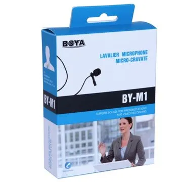Boya BY-M1 Mini Stereo Retro Lavalier Microphone Speaker