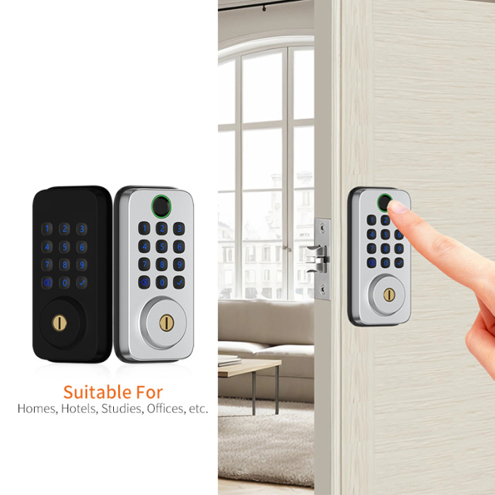 Электрический биометрический отпечаток пальцев цифровой заблокирован