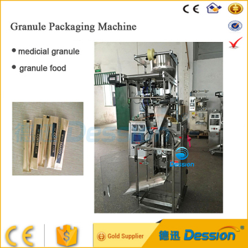 sugar sachet packing machine with volumetric cup granule fill seal equipment