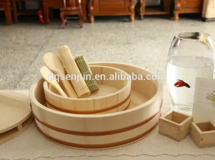 rice tub,sushi barrel,sushi tub,wooden tub,sushi oke,hangiri