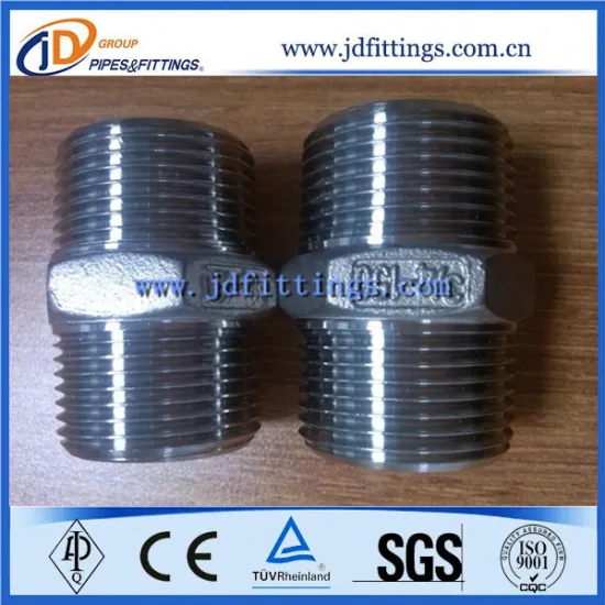 Metric 10mm Stainless Steel Pipe Hexagon Nipple