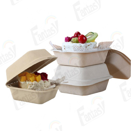 Bagasse Paper Bowl Disposable degradable packing box Supplier