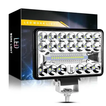 4 Inch 108W Ultra Bright CAR LED Light - High/Low Beam DRL & Work Light