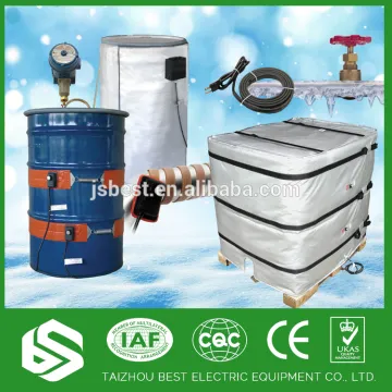 250*1550mm moistureproof drum heater blanket for oil heating