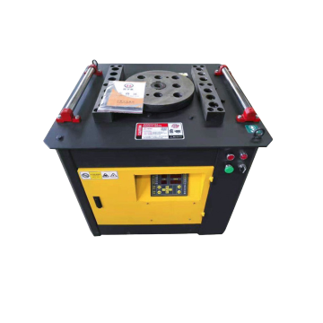 3 Phase Electric Mini CNC Spacer Ribbed Reinforcement Roll Bar Bending Hoop Machine GW40 32mm