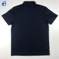 benutzerdefiniertes Logo weiß dunkelblau Slim Fit Polo