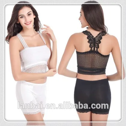 2015 Hot sale woman polyester spandex lace slimmer shaper topshop sleeveless shirt
