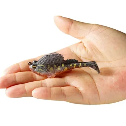 NEWMAJOR 7-20g Jig Wobblers - Dark Sleeper Silicone Soft Bait for Bass, Pike, Shad, Perch