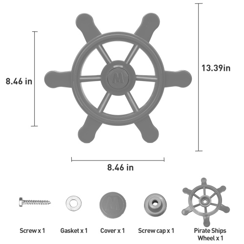 Play Accessories Large Amusement Equipment Plastic Steering Wheel Kids Toy Factory