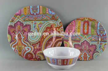 New Design 3Pcs Melamine Dinner Set
