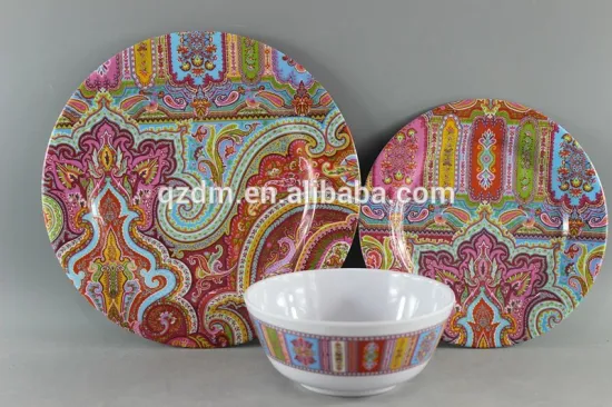 New Design 3Pcs Melamine Dinner Set