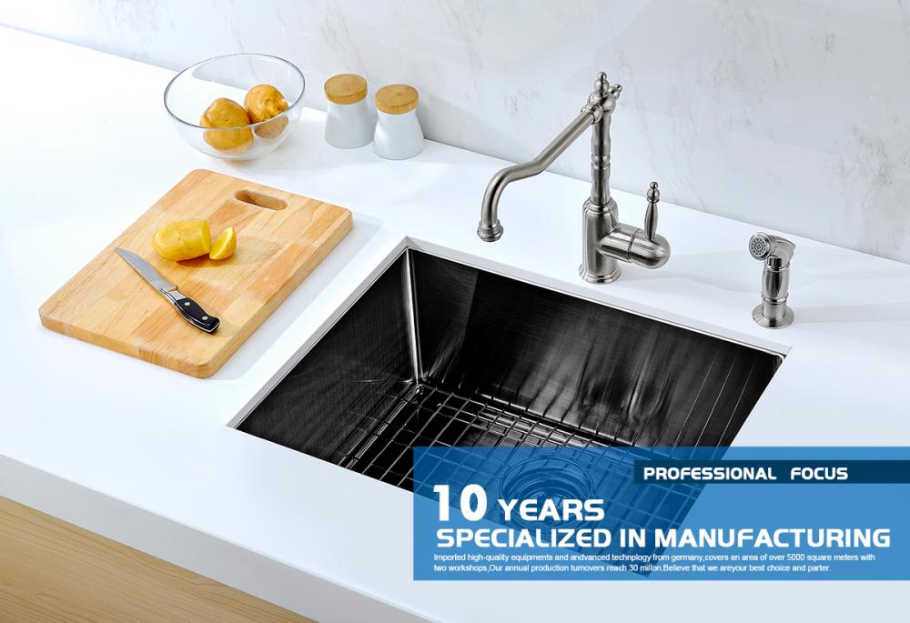 Stainless Steel Black Bar Sink