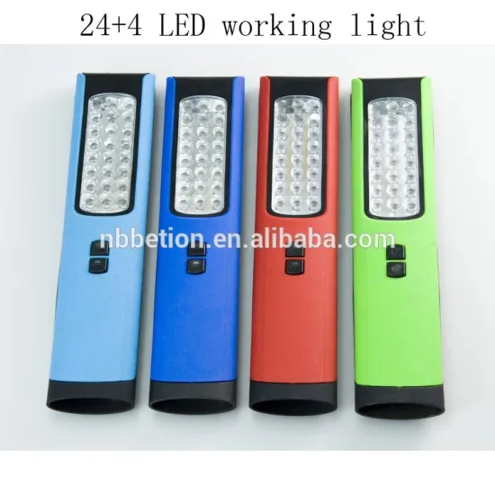 24+4 led working light with ultra bright led flashlight led working lamp