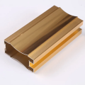 Aluminium frame profile for sliding wardrobe glass door
