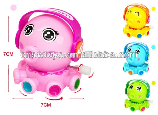 wind up toy animal plastic walking octopus bright color option