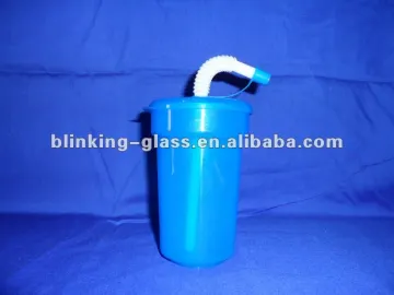 plastic straw cup