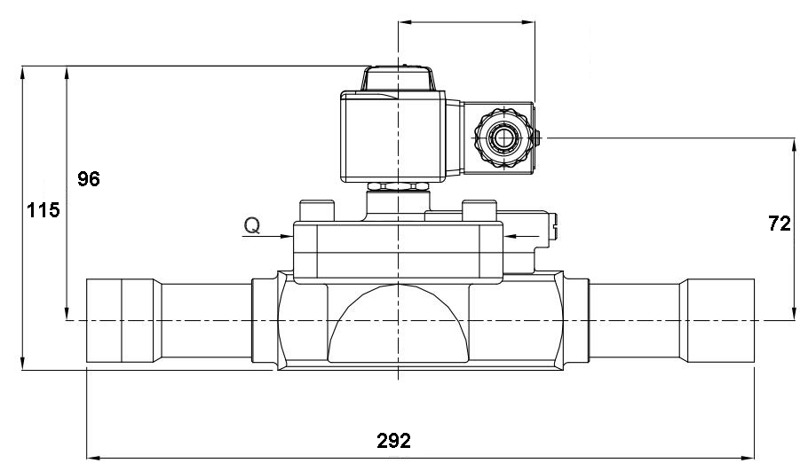 1079/11 Castel Type Solenoid Valve