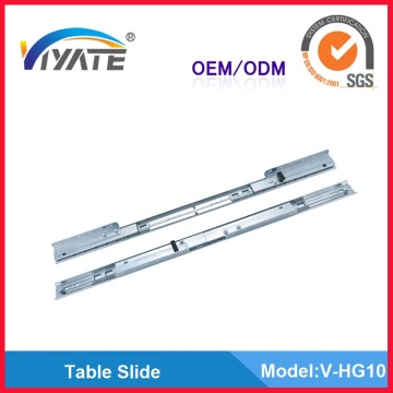 High quality furniture ball bearing dinner table slide