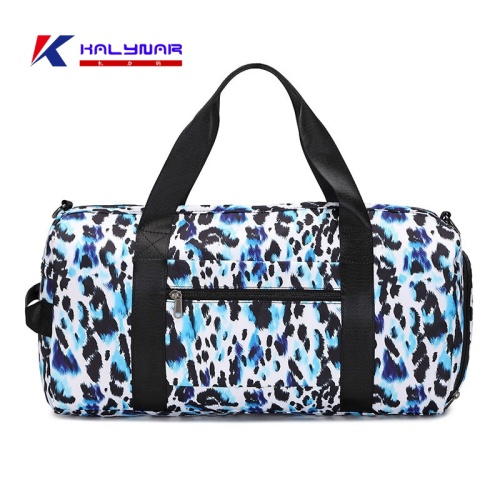 Designer Leopard Overnight Duffle Bag