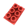 6 Cavity Round Silicone Mold