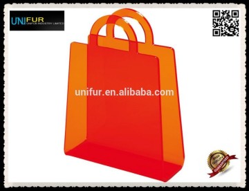 Colorful good quality modern acrylic file folder for easy carrying