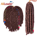 Dreadlocks droites Jumbo Faux Locs avec ligne de couleur