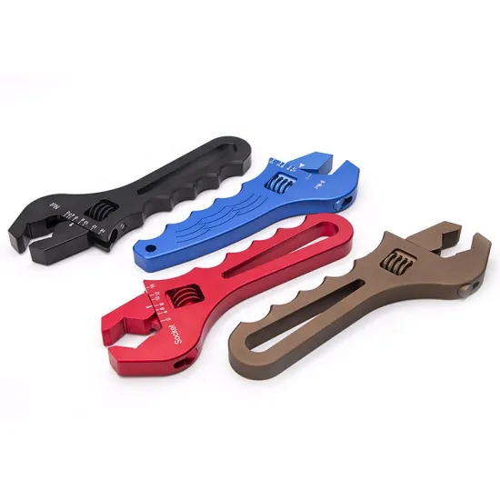 Aluminum an Fitting Wrench CNC machining custom