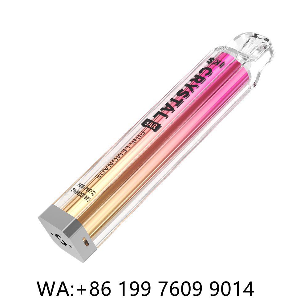 Crystal airflow control disposable vape device