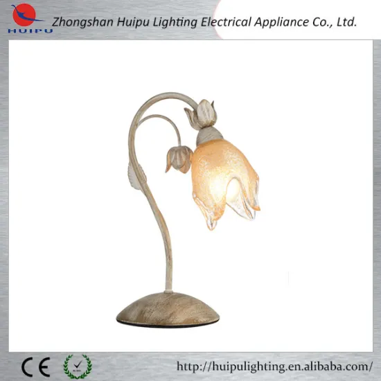 gold color glass study painting table lamp with trade assurance supplier