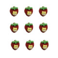 Creativo Cartoon Animal Fruit Abbellimenti Resina Flatback Animal Fruit Slime Charms per Scrapbooking DIY Hair Bow Center Decor