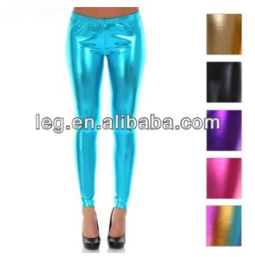 Metallic Shiny Gloss Leggings Wetlook Metallic Legging