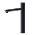 Tall Polished Brass Bathroom Faucet Gold