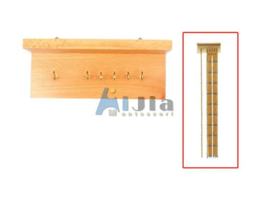 Montessori material Wall Frame for 100 &1000 Bead Chains