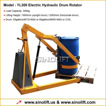 YL300 Electric Hydraulic Drum Rotator
