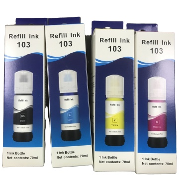 Refill Ink for Epson EcoTank Printers: Compatible with L4150, L4160, L6160, L6170, L6190, L14150 Models