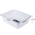 PE material plastic restaurant square box