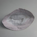 Children Cotton Poplin Dot Print Floppy Hat