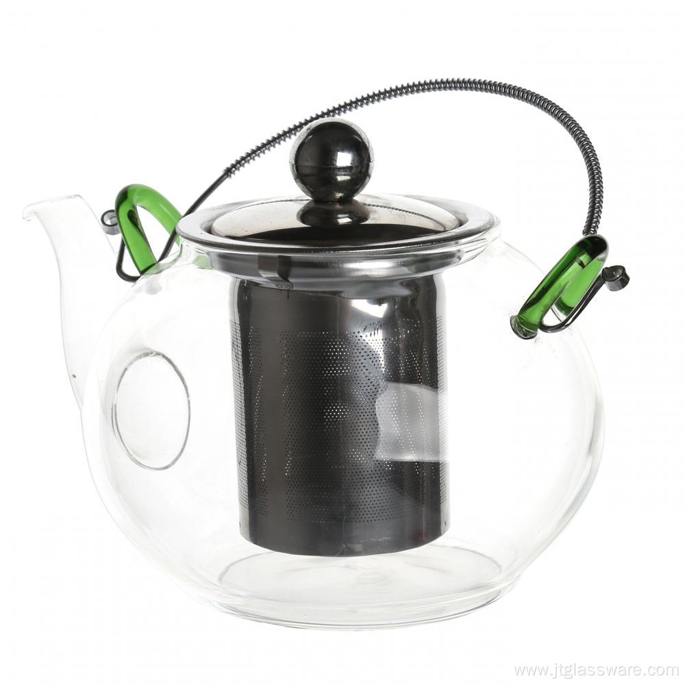 900ml Glass Blooming and Loose Leaf Teapot