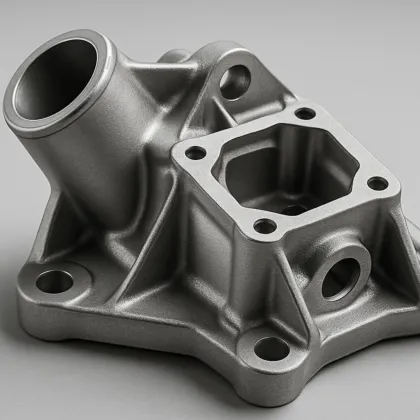 Casting pump housings and fluid control body machining