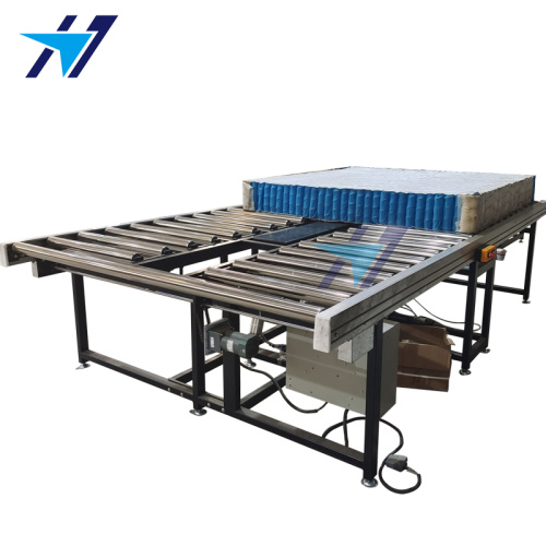 Mattress production flip conveyor line